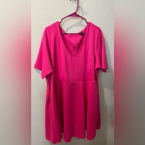 Hot Pink Torrid Skater Dress Size 3